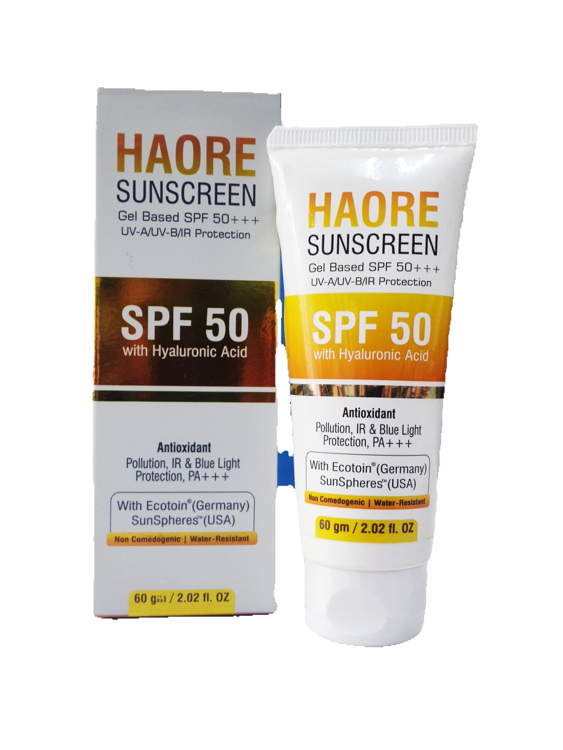 HAORE Sunscreen Gel spf 50 +++, 60 gm – Medicure Pharmacy